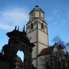 Frauenkirche und Tuchmachertor Meissen