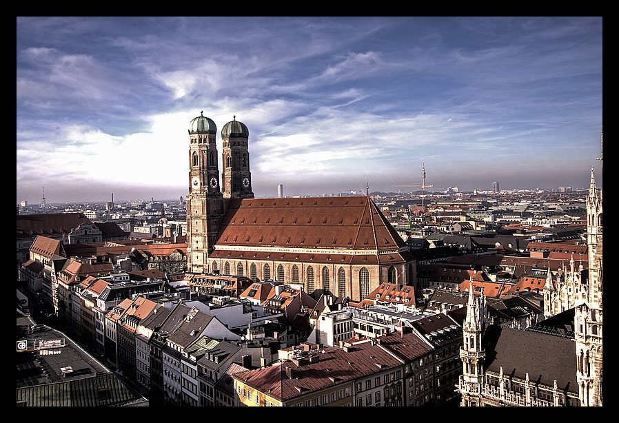 Frauenkirche vom "Alten Peter" aus gesehen