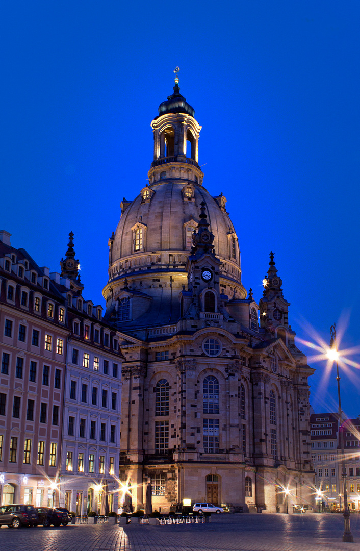 Frauenkirche zur blauen Stunde