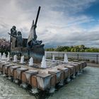 Frauenlobbrunnen am Mainzer Rheinufer