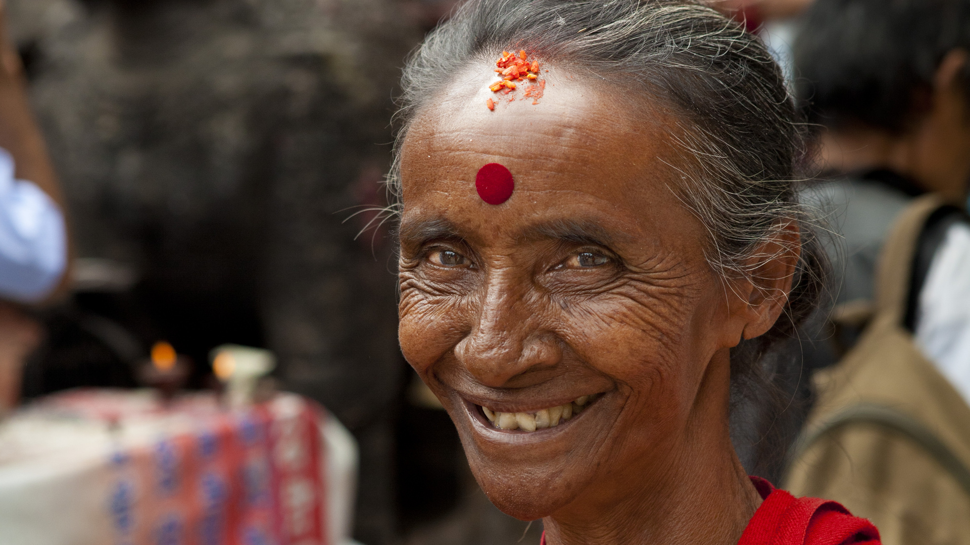 Frauenportrait Kathmandu 02