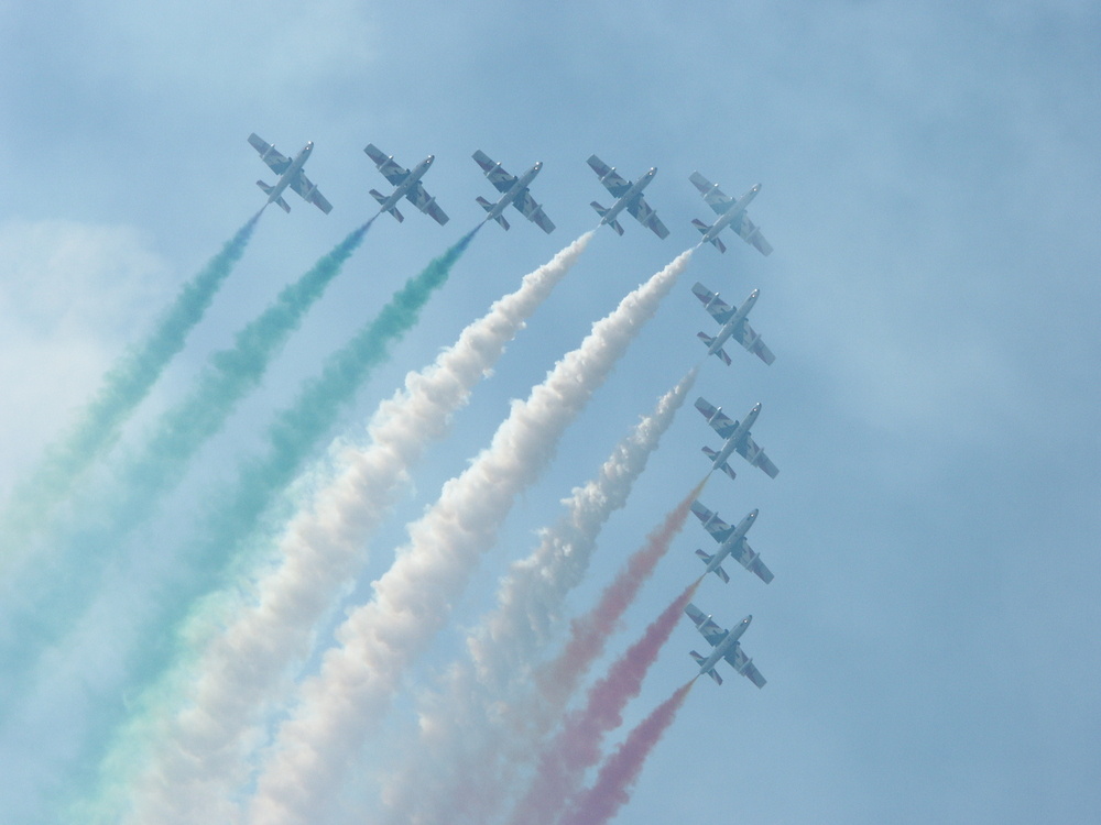 "Frecce Triccolori" an der AIR04 in Payerne