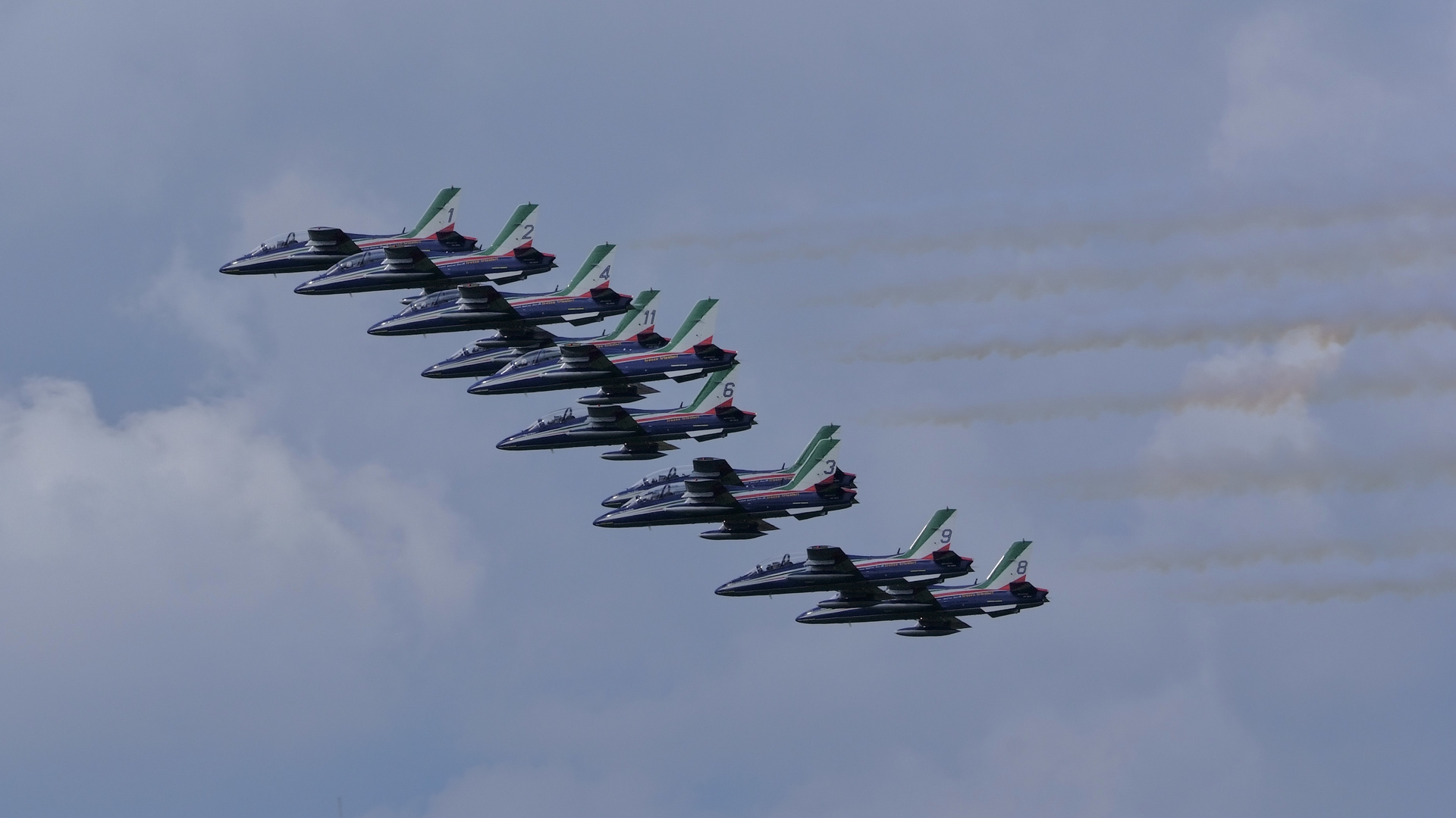 Frecce Tricolori bereit fürs Air Display