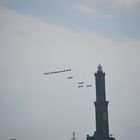 Frecce Tricolori nel cielo di Genova