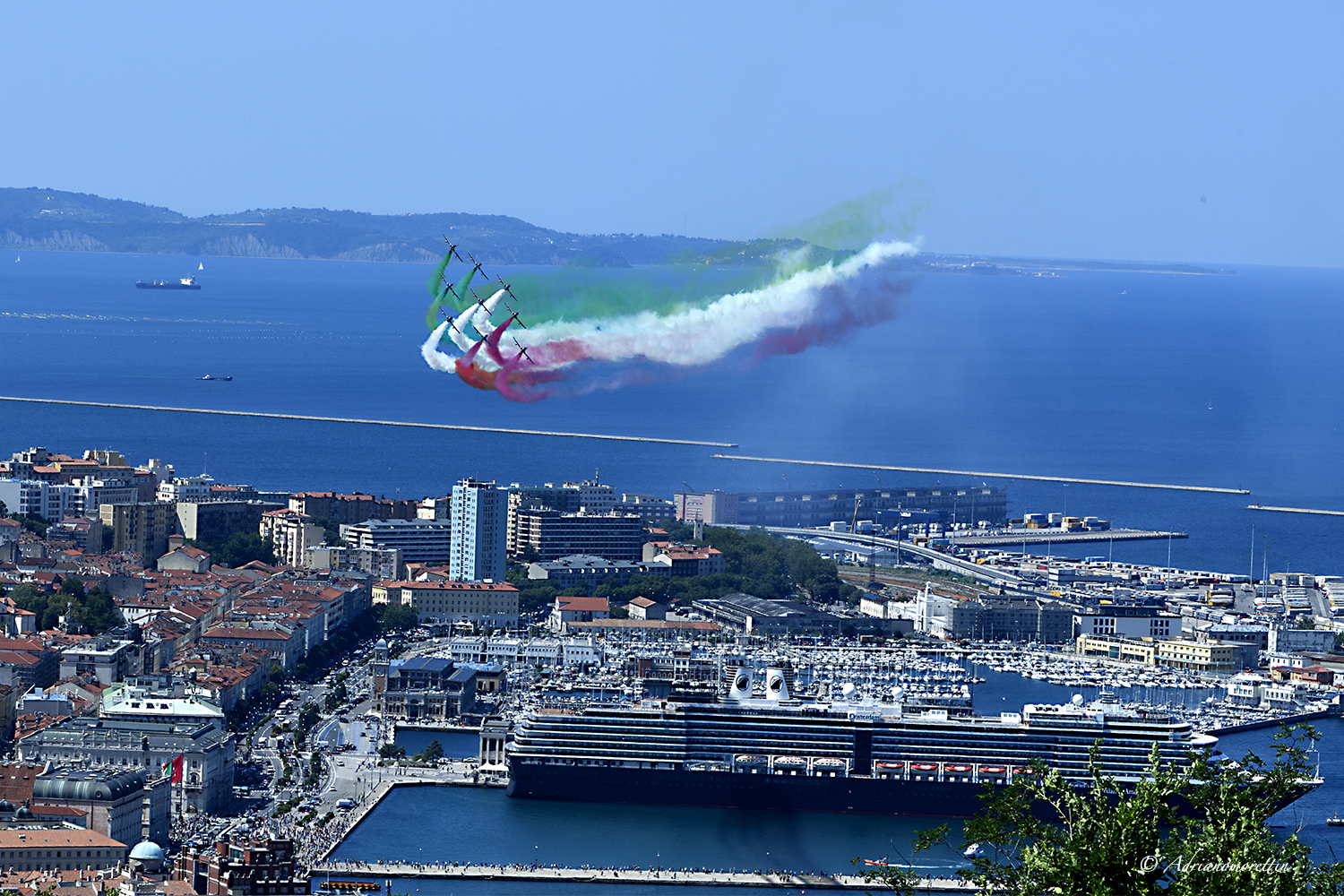 Frecce tricolori su Trieste 07.06.23 