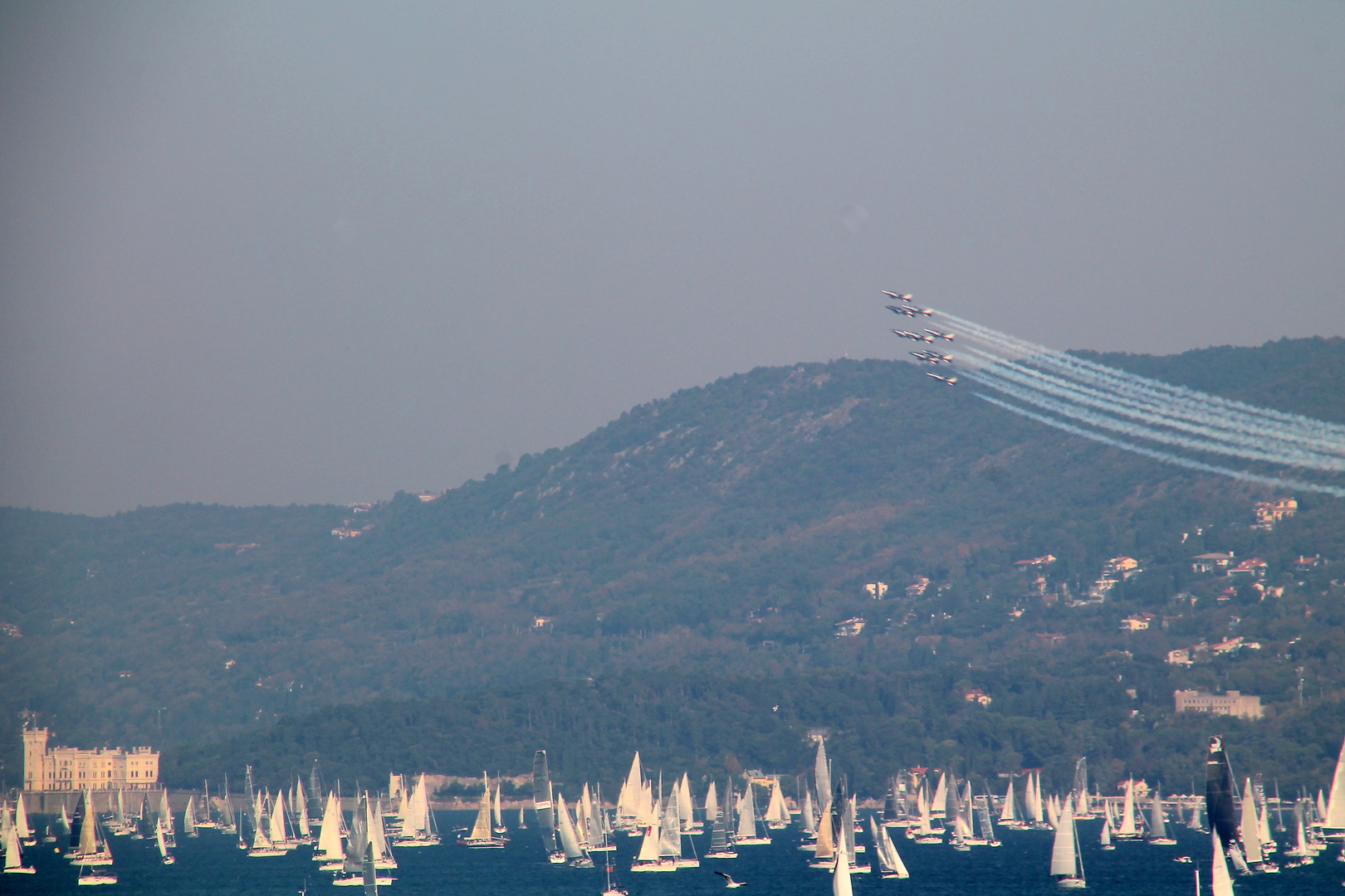 Frecce tricolori sulla Barcolana