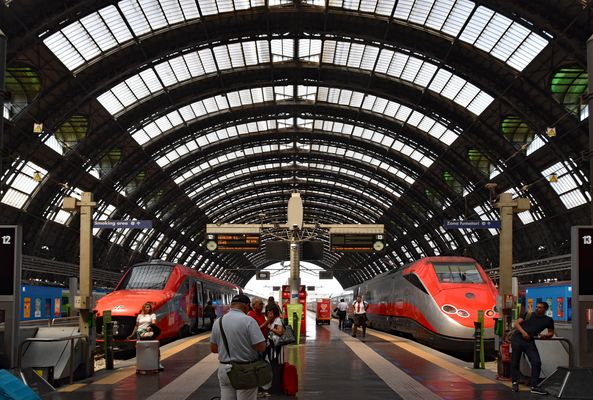 Frecciarossa in Milano Centrale