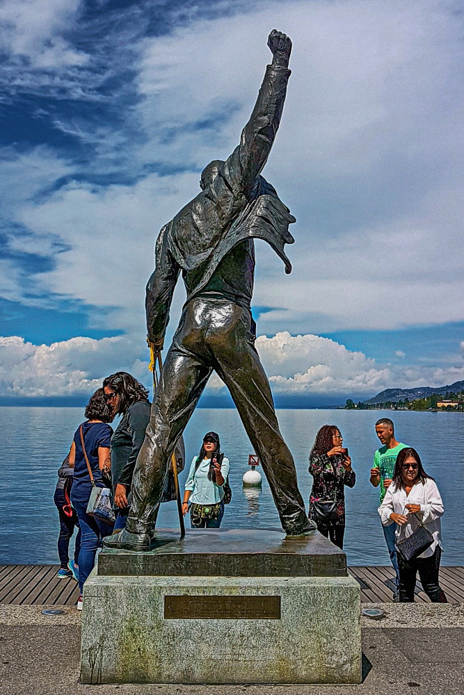 Freddie Mercury in Montreux 