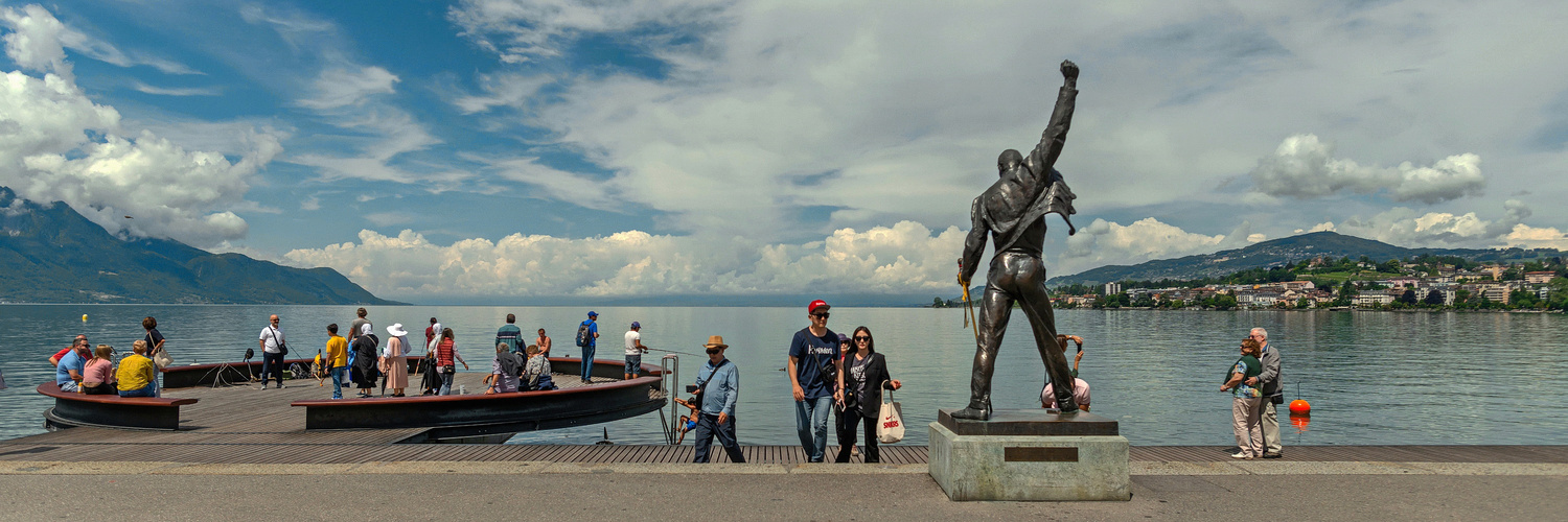 Freddie Mercury in Montreux ...