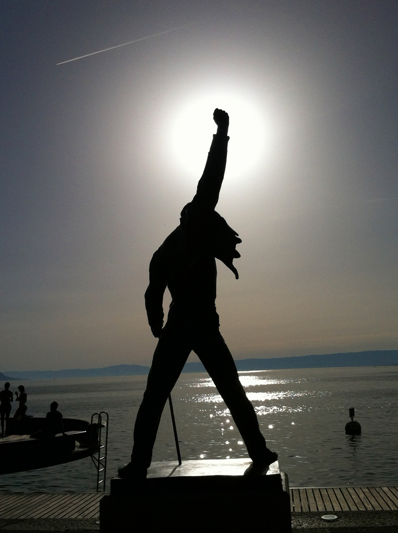 Freddie-Mercury-Statue in Montreux