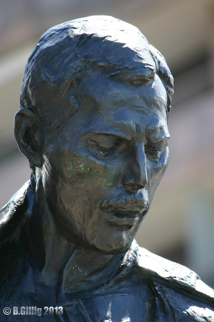 Freddie Mercury Statur in Montreux