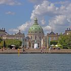 Frederiks Kirken og Amalienborg Slot i København