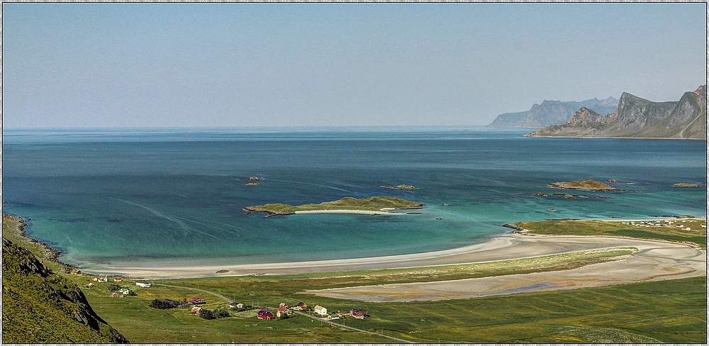 Fredvang auf den Lofoten in der Region Flakstadøya :  Norwegenreise 2014