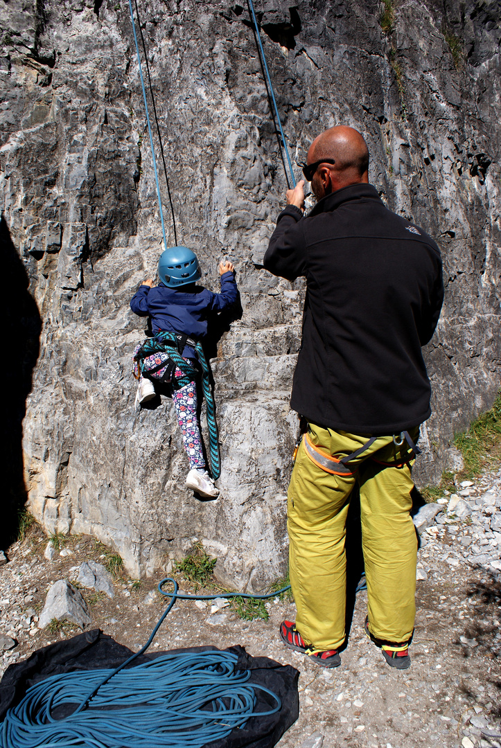 free climbing...