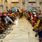 free food distribution in a sikh temple