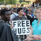 free hugs (among different ethnic groups)