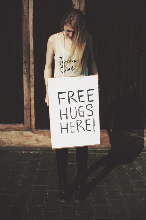 Free Hugs Here!
