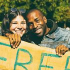 "Free Hugs" in Manhattan