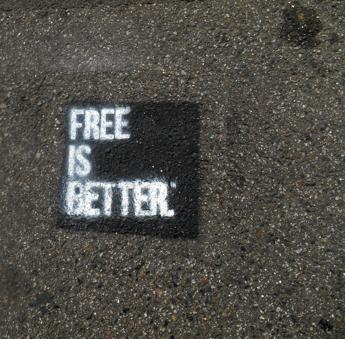 Free is better.