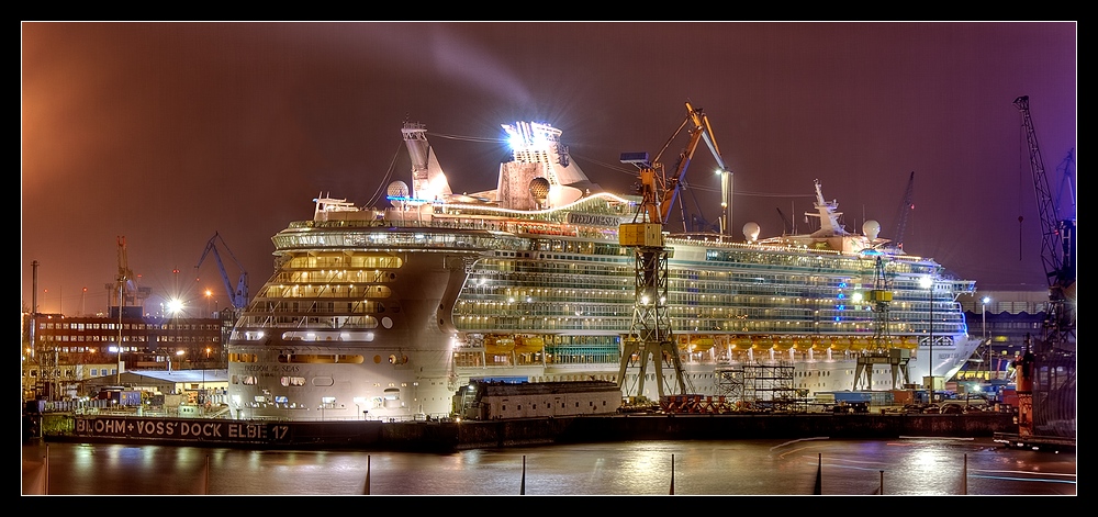 Freedom of the Seas im Dock