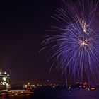 Freedom of the Seas mit Feuerwerk