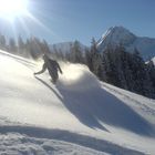 Freeriden in Adelboden, mitten im Herbst...