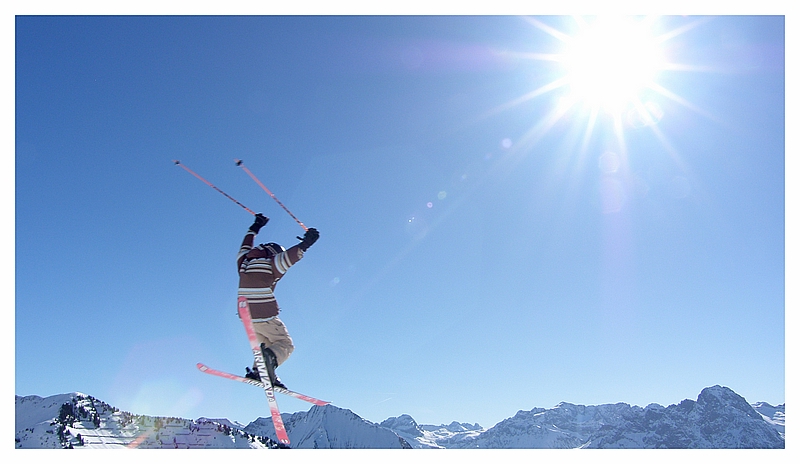 Freerider beim Snowballwar