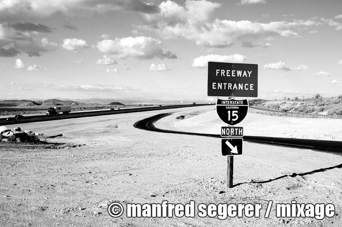 Freeway Entrance - Interstate to Las Vegas