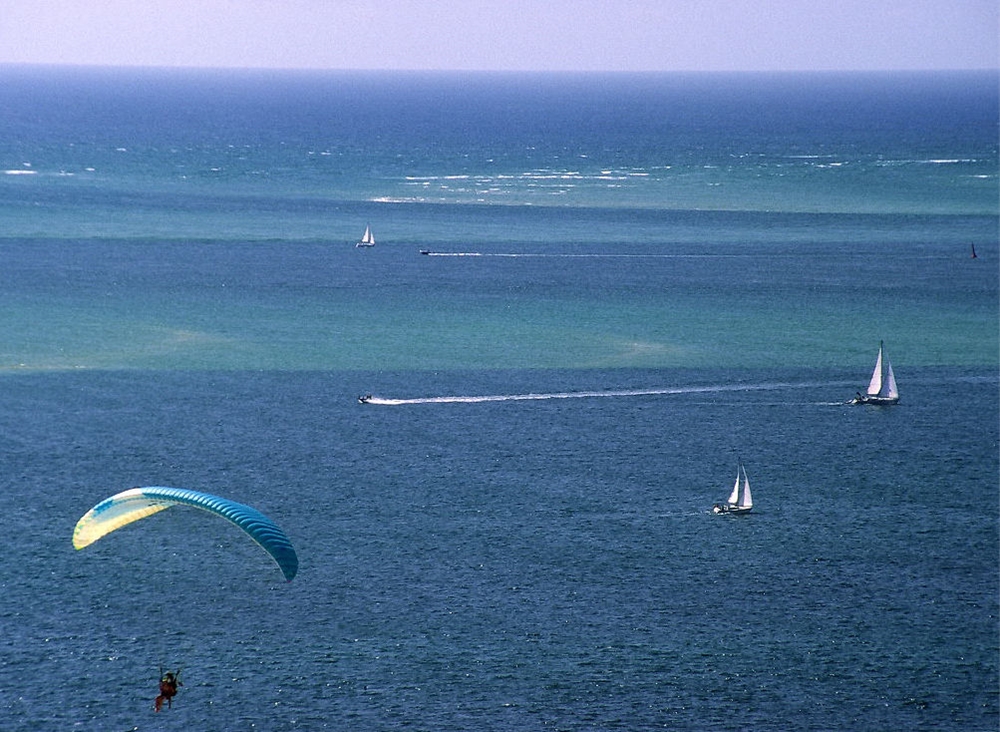 Frei wie ein Vogel ( Blick v. Düne von Pilat )