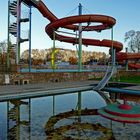 Freibad im November