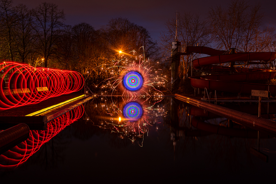 Freibad in Rot