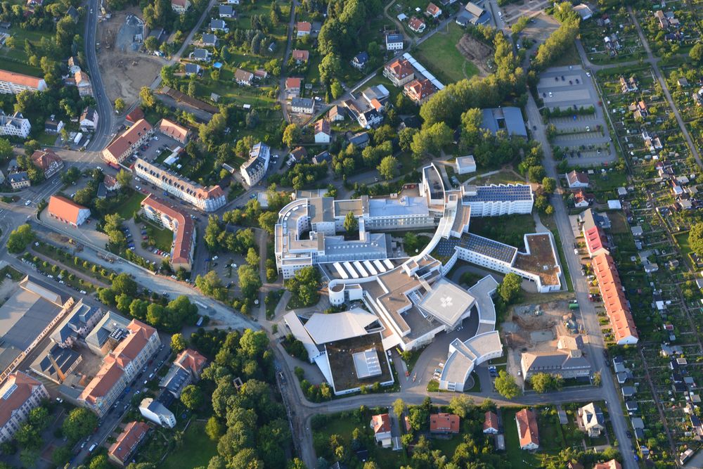 Freiberg Krankenhaus Foto & Bild  world, ballon, deutschland Bilder