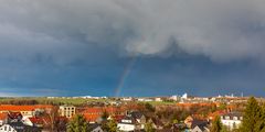 Freiberg Panorama mit Regenbogen _02 2022
