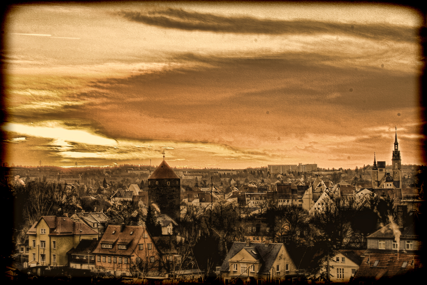 Freiberg - Retroserie Teil 1 - Blick von der Alten Elli