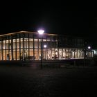 Freiberger Prisma bei Nacht