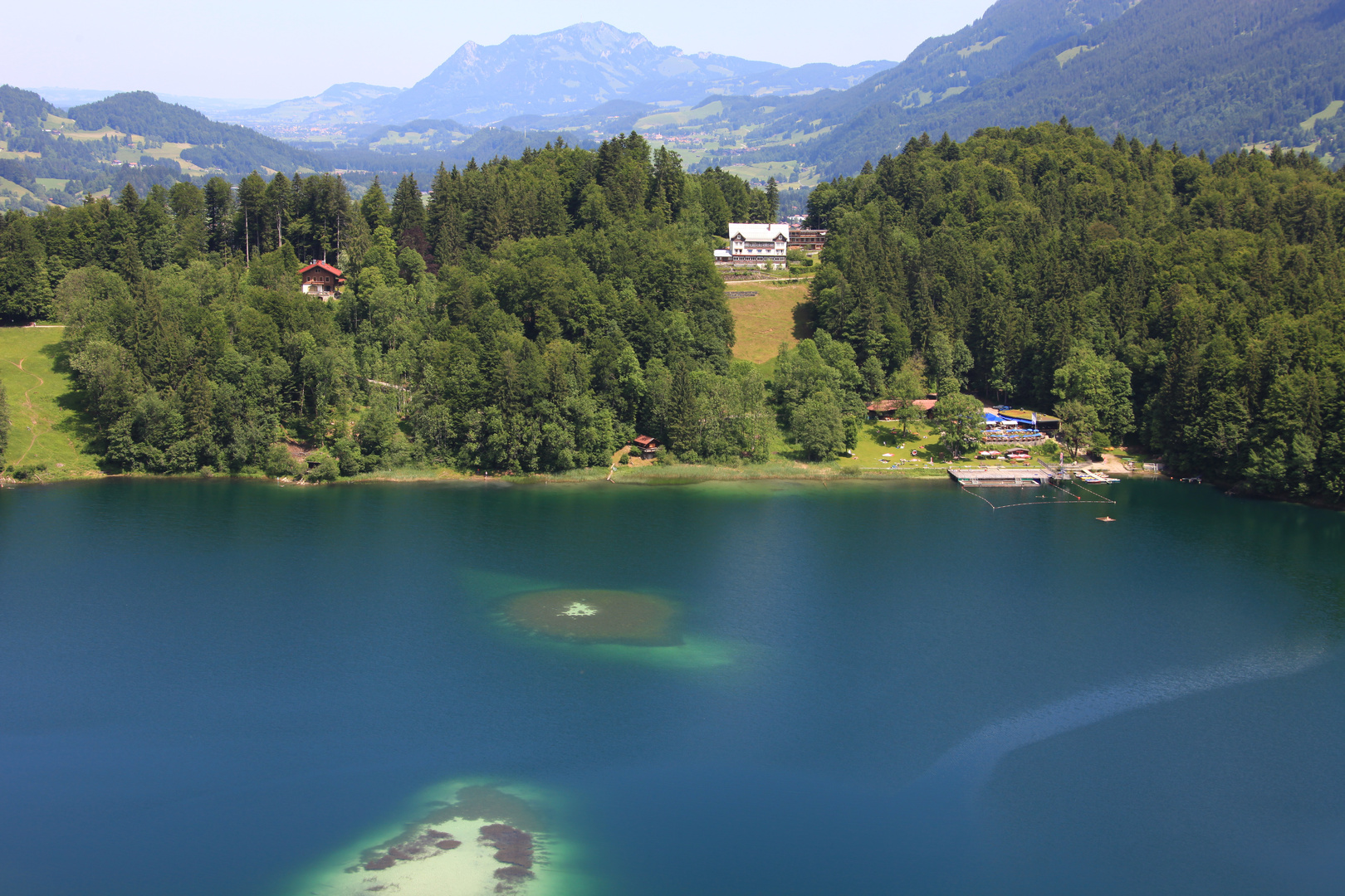 Das söllereck erhebt sich auf eine höhe von 1.706 meter, das gipfelkreuz am nebelhorn steht auf 2.224. Oberstdorf : Freibergsee bei Oberstdorf Foto & Bild | landschaft, berge ...