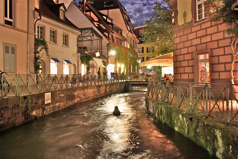 Freiburg bei Nacht by Mathias K. D.