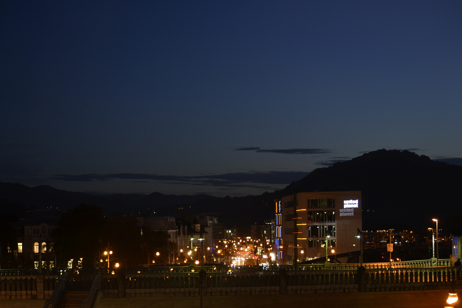 Freiburg bei Nacht