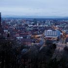 Freiburg in der Abend-Dämmerung