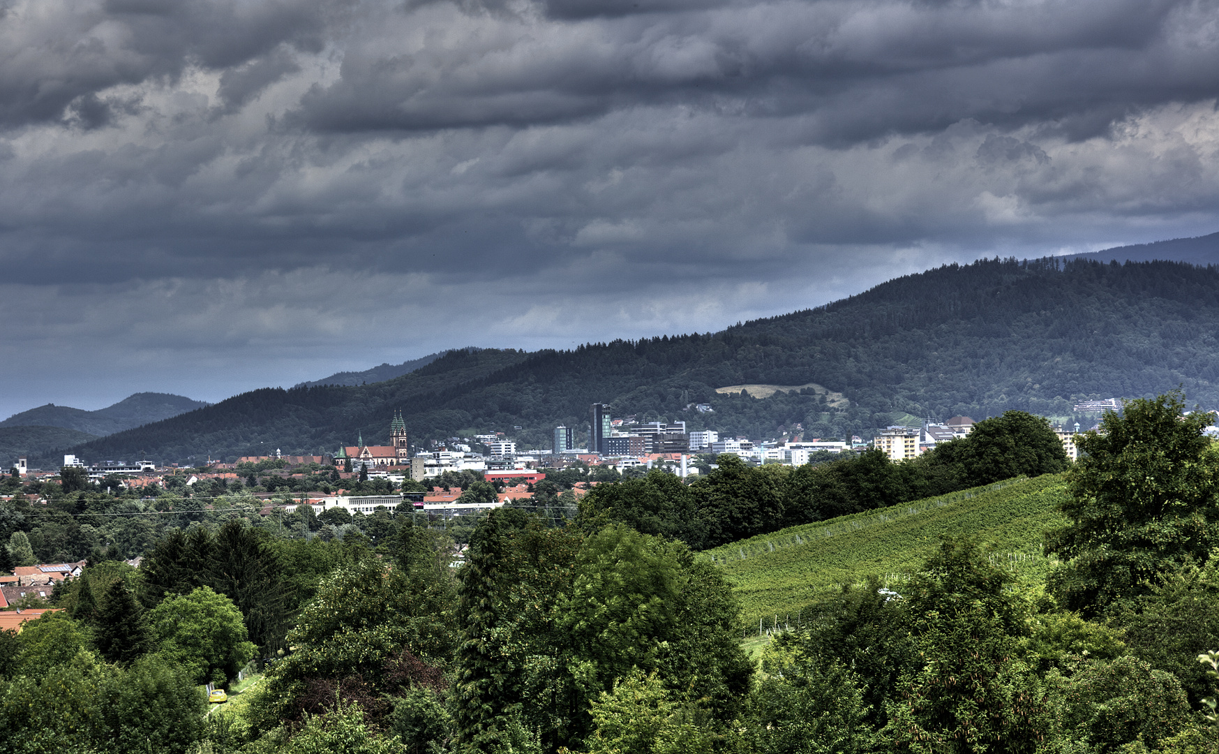 Freiburg in HDR.