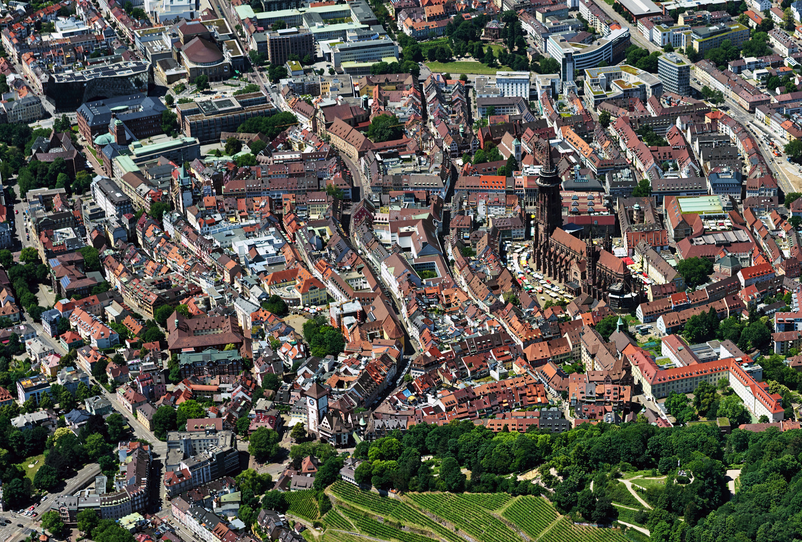 Freiburg Innenstadt mit Münster 