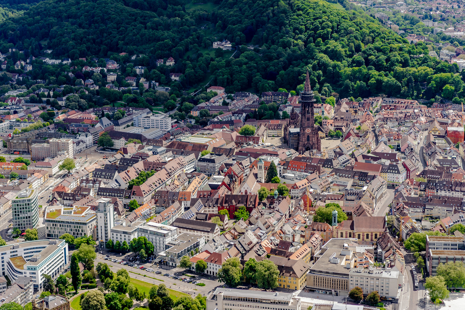 Freiburg Innenstadt mit Münster 