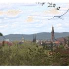 Freiburg: Martinstor / Johanneskirche / Münster