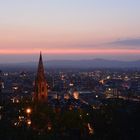 Freiburg nach Sonnenuntergang