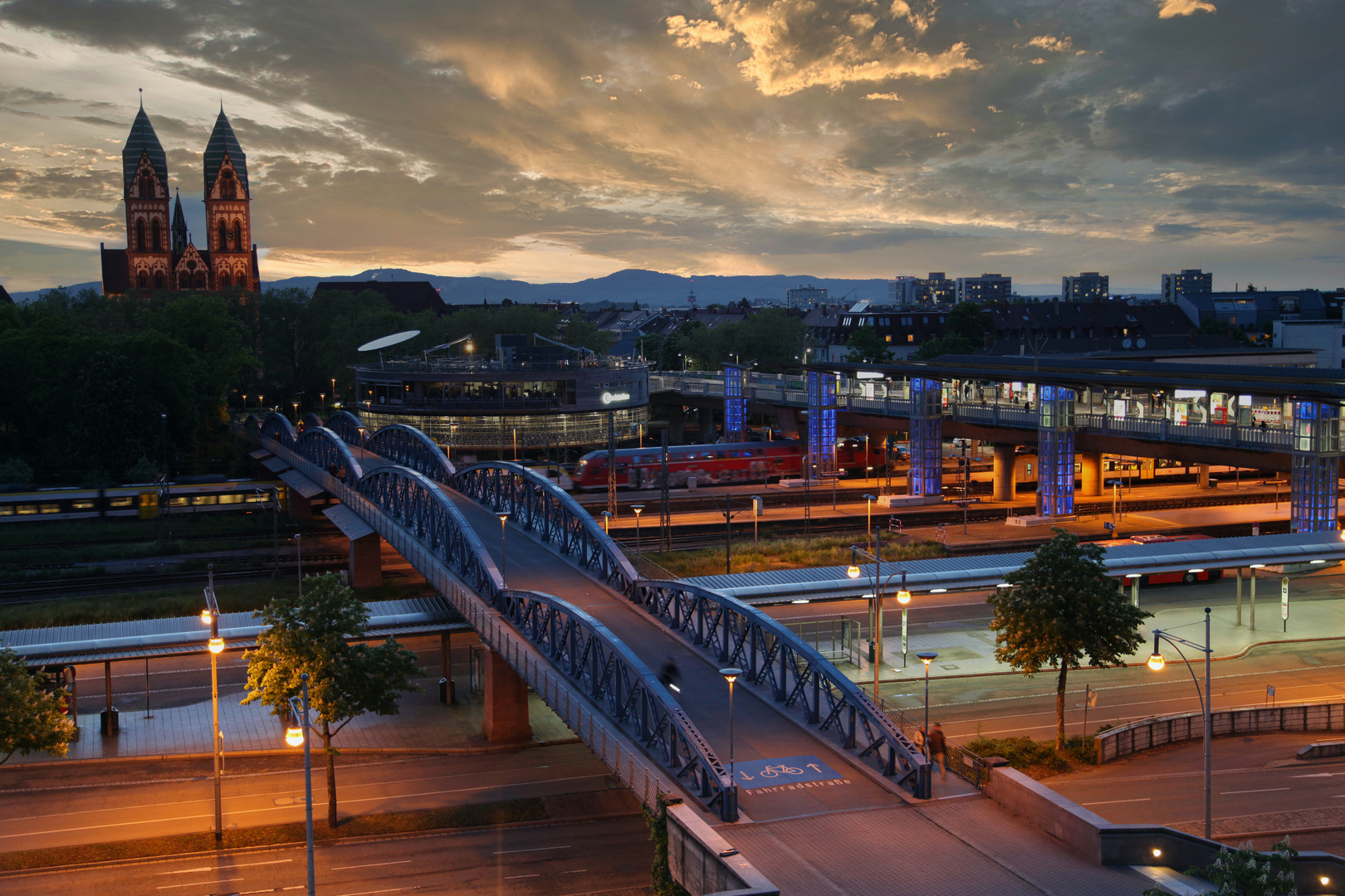 Freiburg @ Sunset 