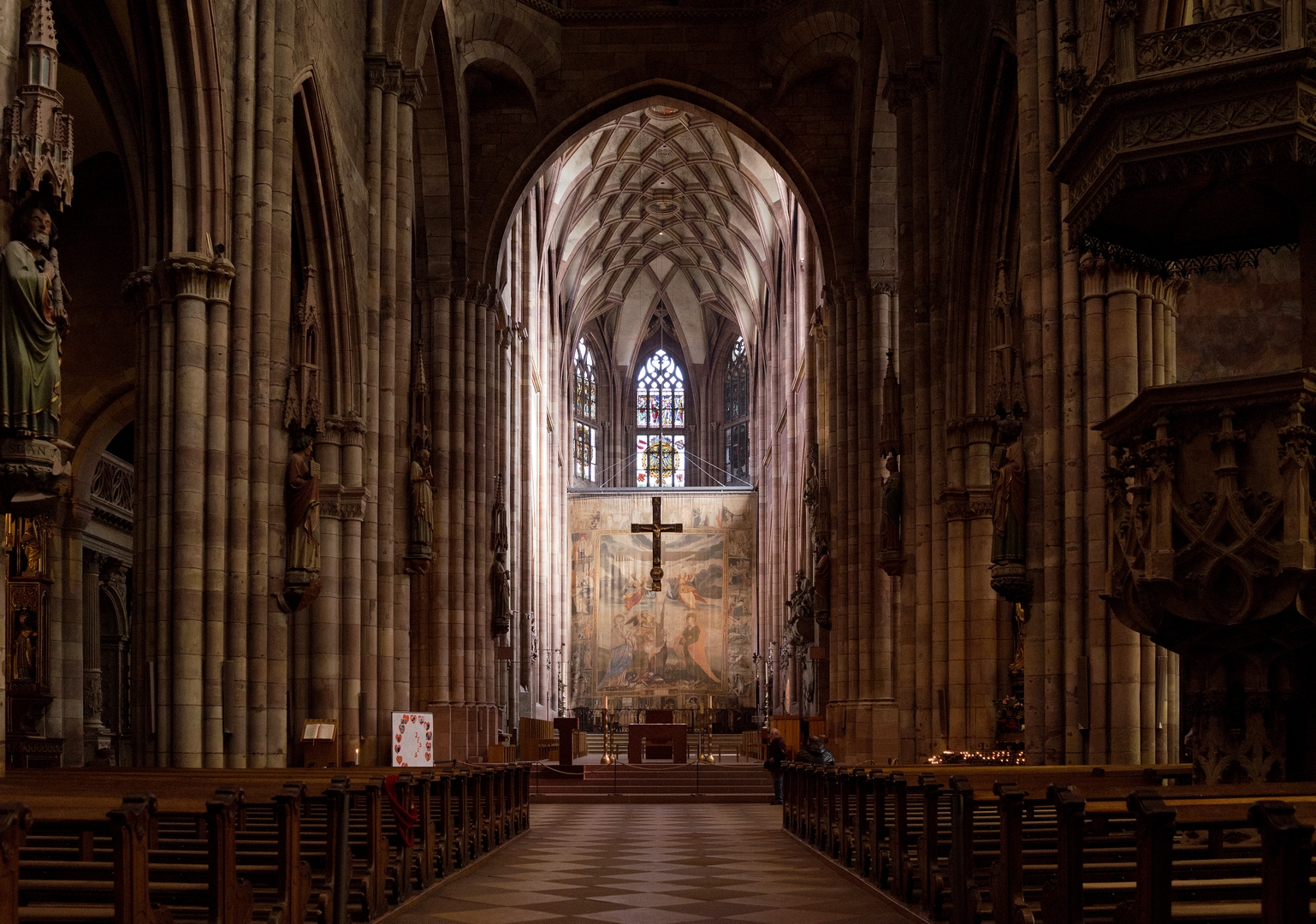 Freiburger Münster-Fastentuch.