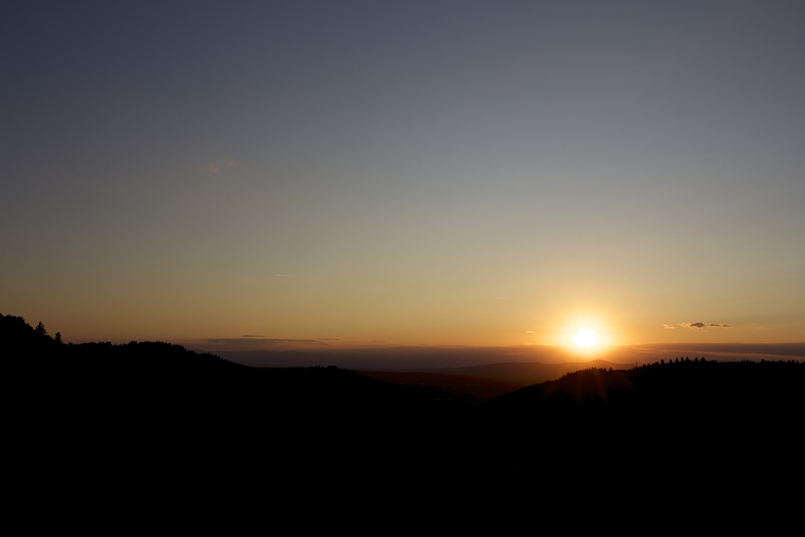 Freiburger Sonnenuntergang