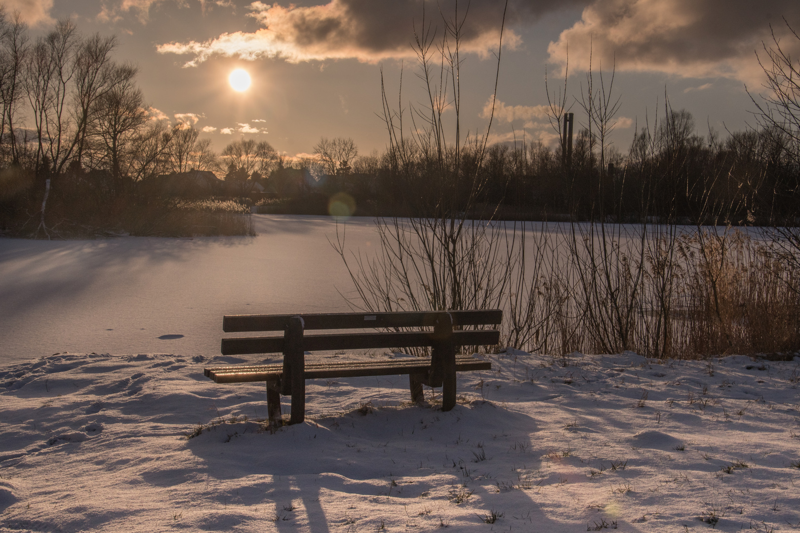 Freie Bank Im Schnee Foto Bild Jahreszeiten Winter Schnee Bilder Auf Fotocommunity