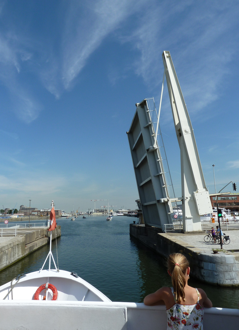 freie Fahrt in den Antwerpener Hafen