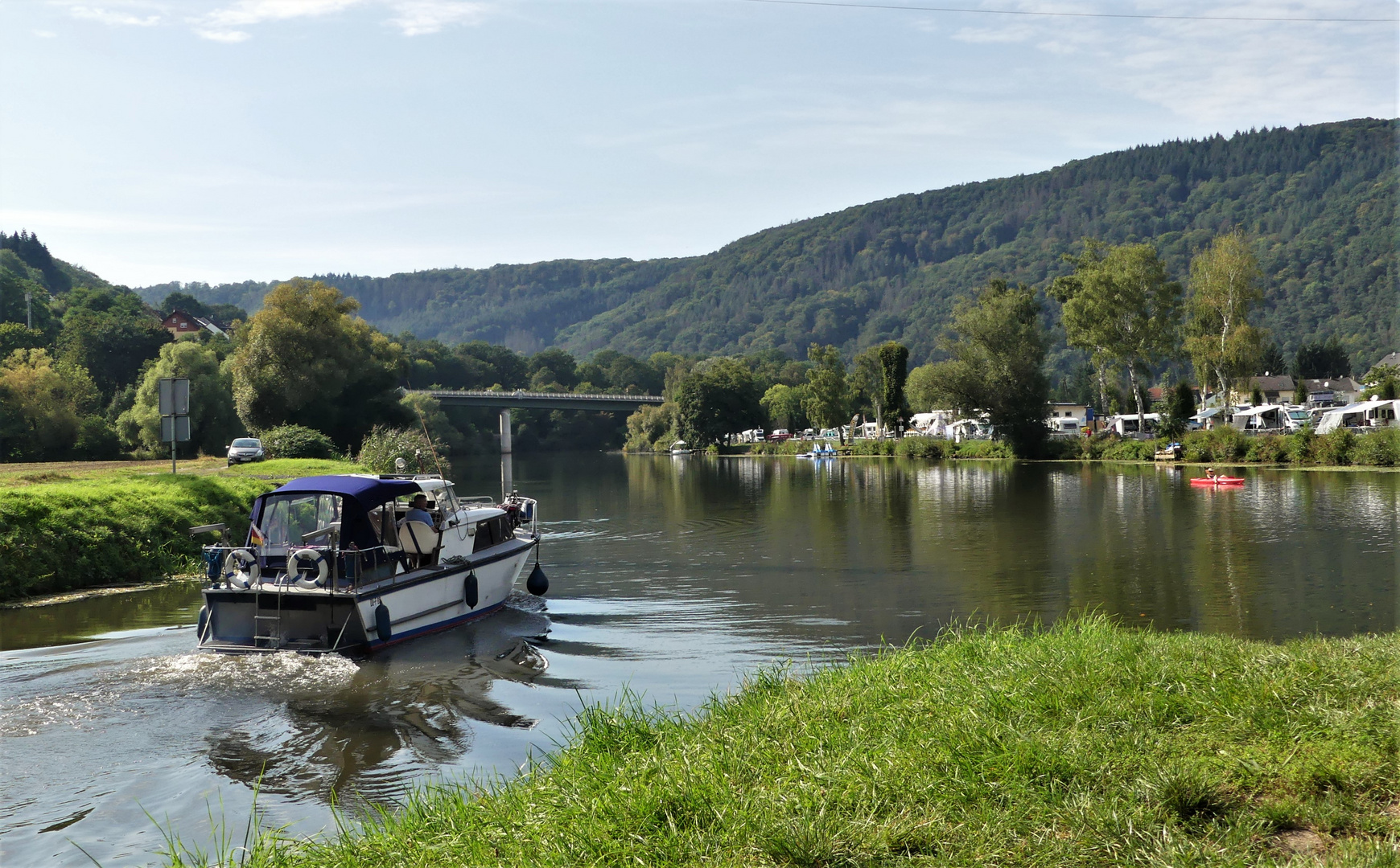 freie Fahrt Richtung Lahnmündung...